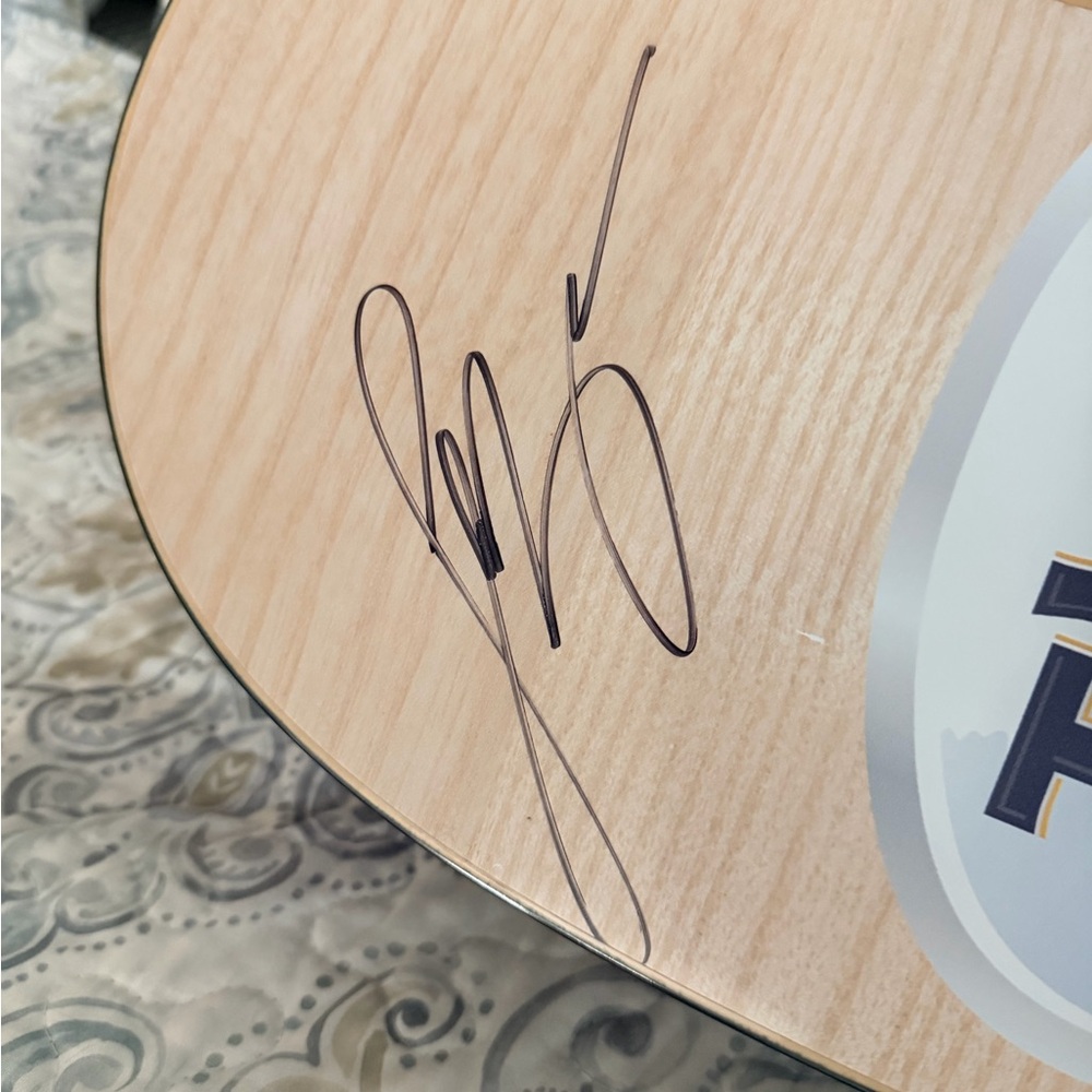 Signed Luke Bryan Guitar - Johnson Guitars model JG-555-N make an offer! - Picture 3 of 7